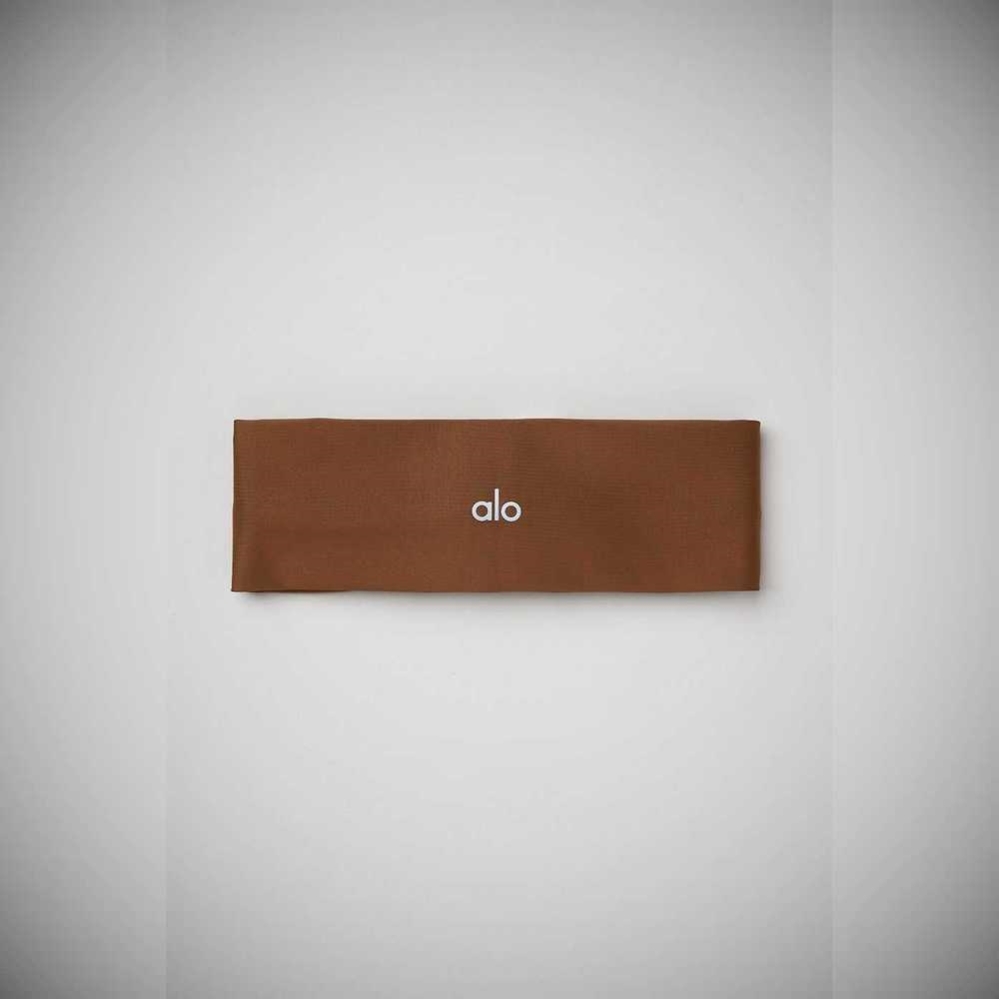 Alo Yoga Airlift Stirnband Damen Braun | SBWZDO120