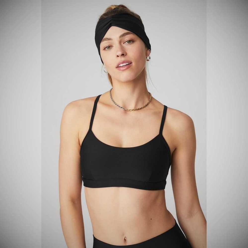 Alo Yoga Airlift Stirnband Damen Schwarz | YXSFBW286