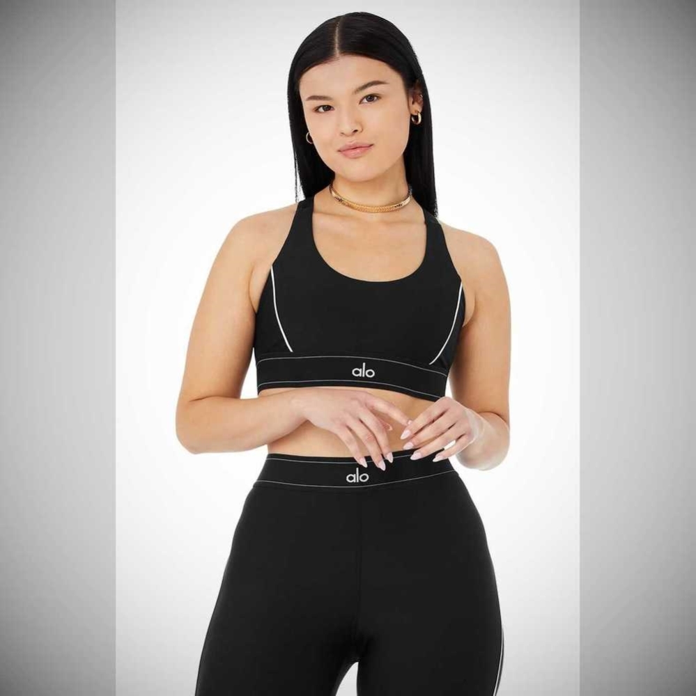 Alo Yoga Airlift Suit Up BHs Damen Schwarz | MHIEAP508