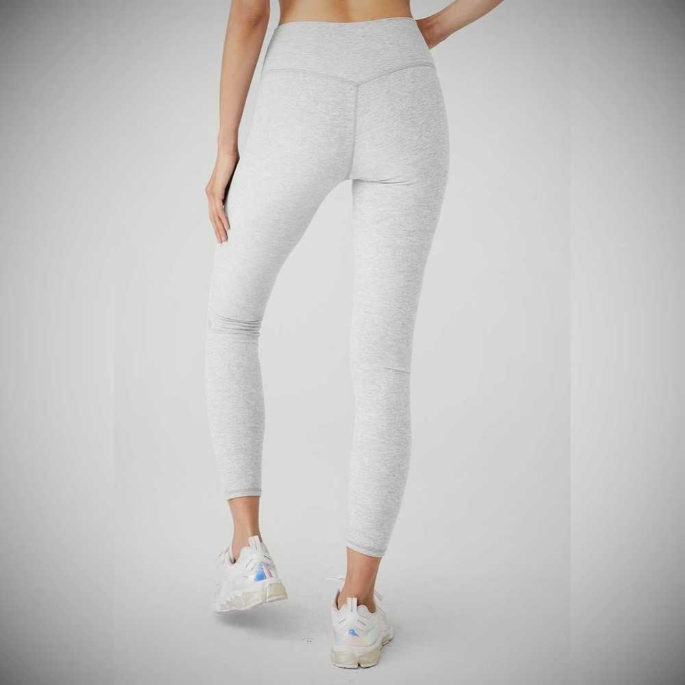 Alo Yoga Alosoft High-Taille 7/8 Highlight Leggings Damen Grau | LTQRKH043