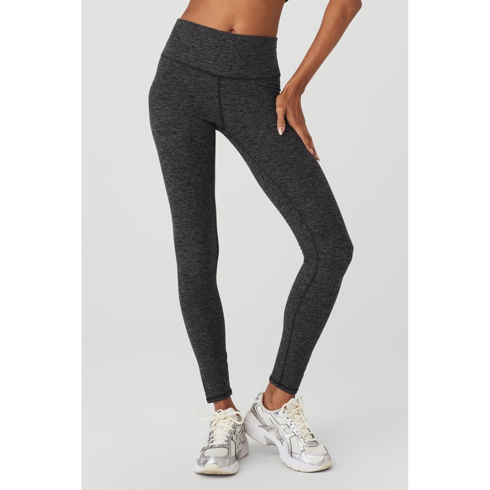 Alo Yoga Alosoft High-Taille 7/8 Highlight Leggings Damen Dunkelgrau | XIFRJQ541