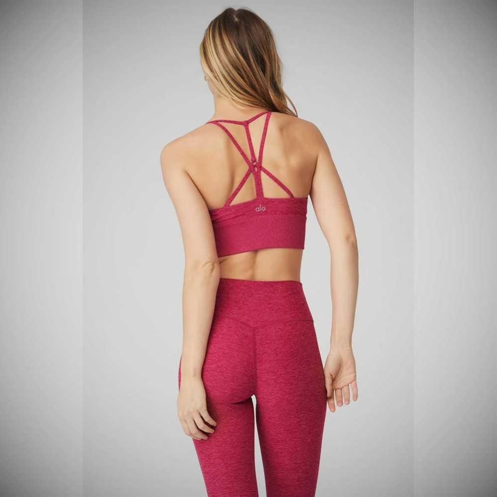 Alo Yoga Alosoft Lavish BHs Damen Bordeaux | NMZBGJ571