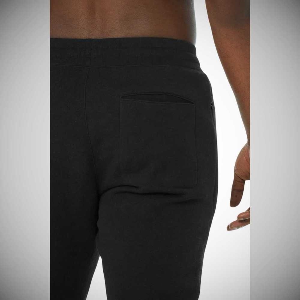 Alo Yoga Baseline Sweathose Herren Schwarz | LQOPND259