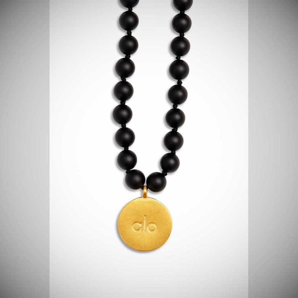 Alo Yoga Black Onyx Mala Ketten Herren Schwarz | SHCJXV516