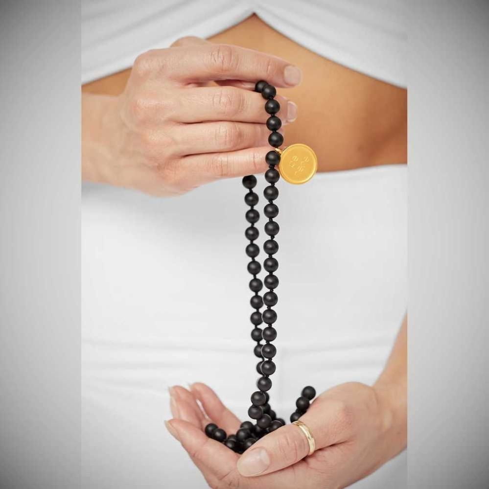 Alo Yoga Black Onyx Mala Ketten Herren Schwarz | SHCJXV516