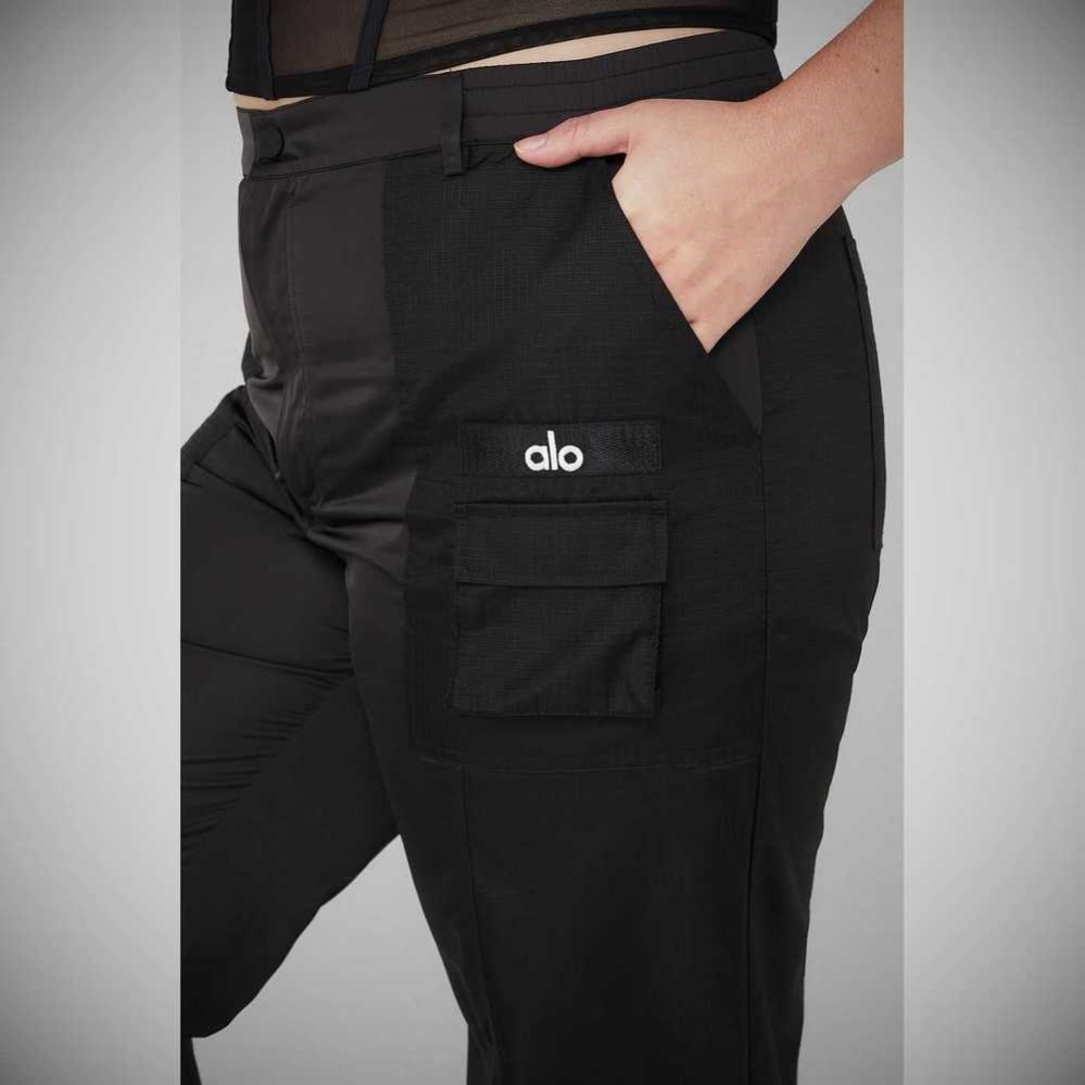 Alo Yoga Blaze Trouser Hose Damen Schwarz | CRNFAZ498