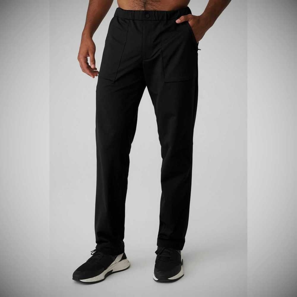 Alo Yoga Block Hose Herren Schwarz | ZPEHCY396