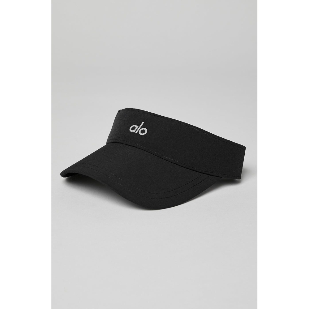 Alo Yoga Captivate Visor Damen Schwarz | XGDVWK651