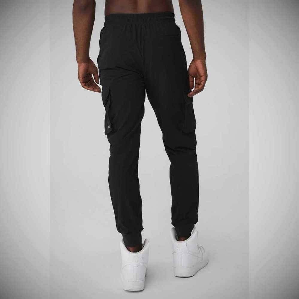 Alo Yoga Cargo Division Field Hose Herren Schwarz | BFKJZS614