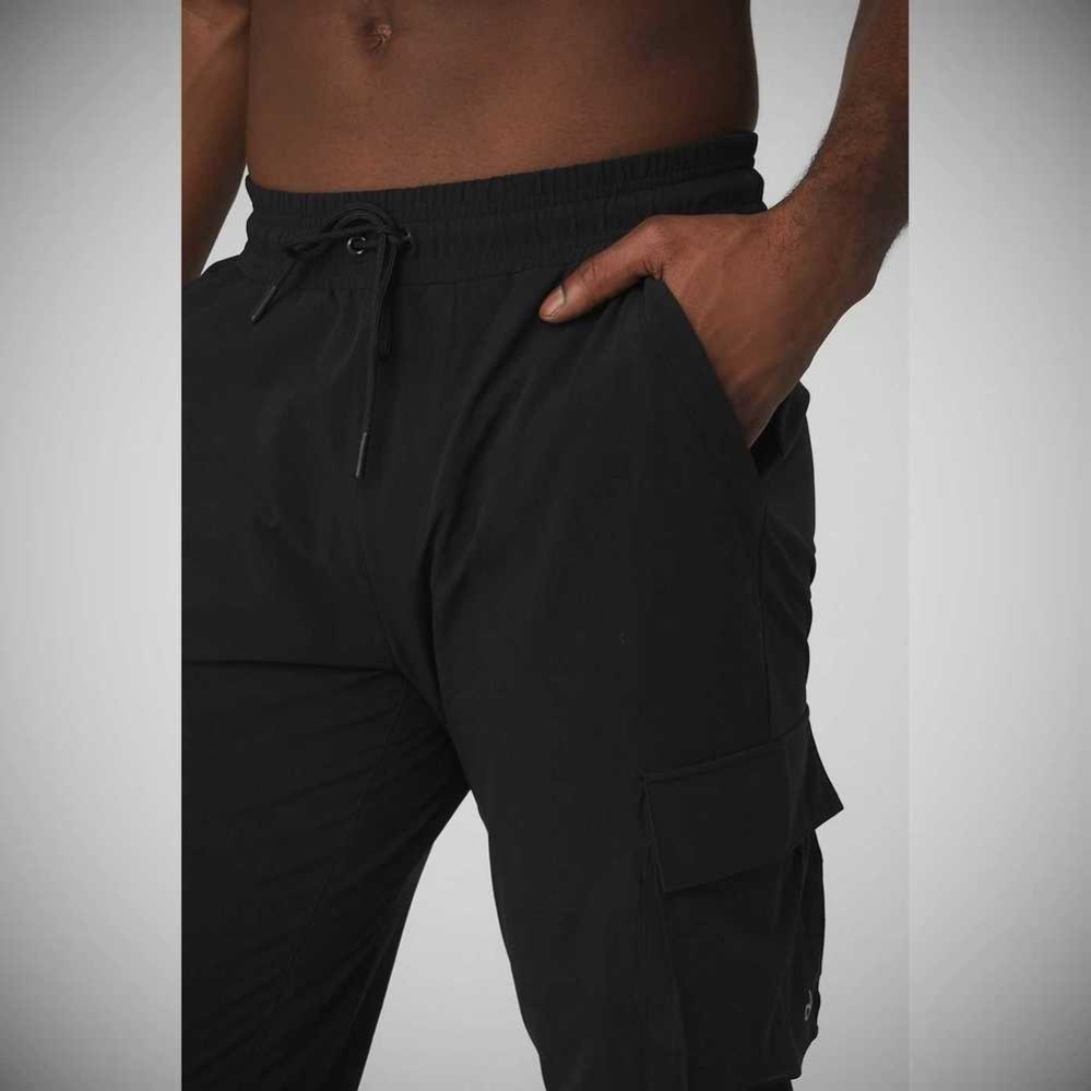 Alo Yoga Cargo Division Field Hose Herren Schwarz | BFKJZS614