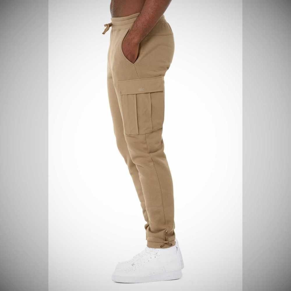 Alo Yoga Cargo Traverse Sweathose Herren Braun | IHLPRK065