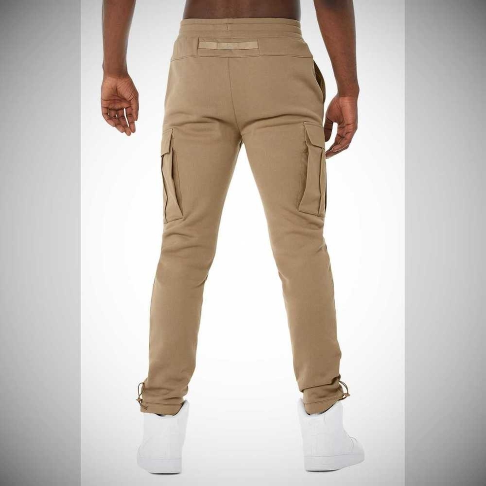 Alo Yoga Cargo Traverse Sweathose Herren Braun | IHLPRK065