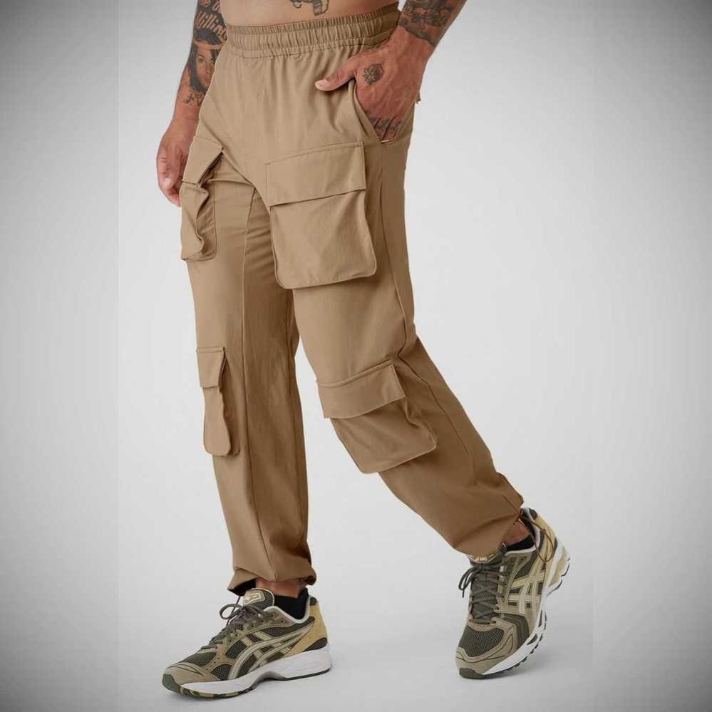 Alo Yoga Cargo Venture Hose Herren Braun | CKMFJN418