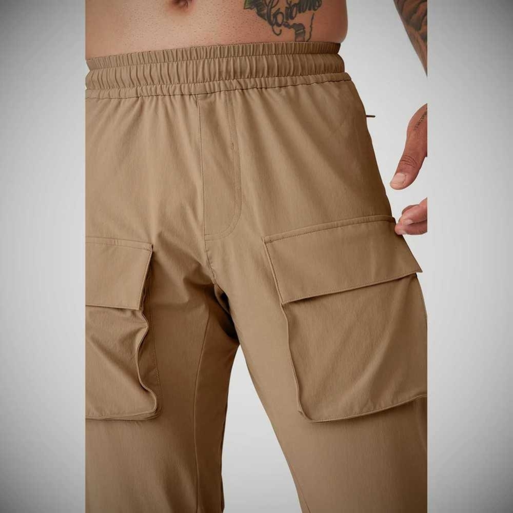 Alo Yoga Cargo Venture Hose Herren Braun | CKMFJN418