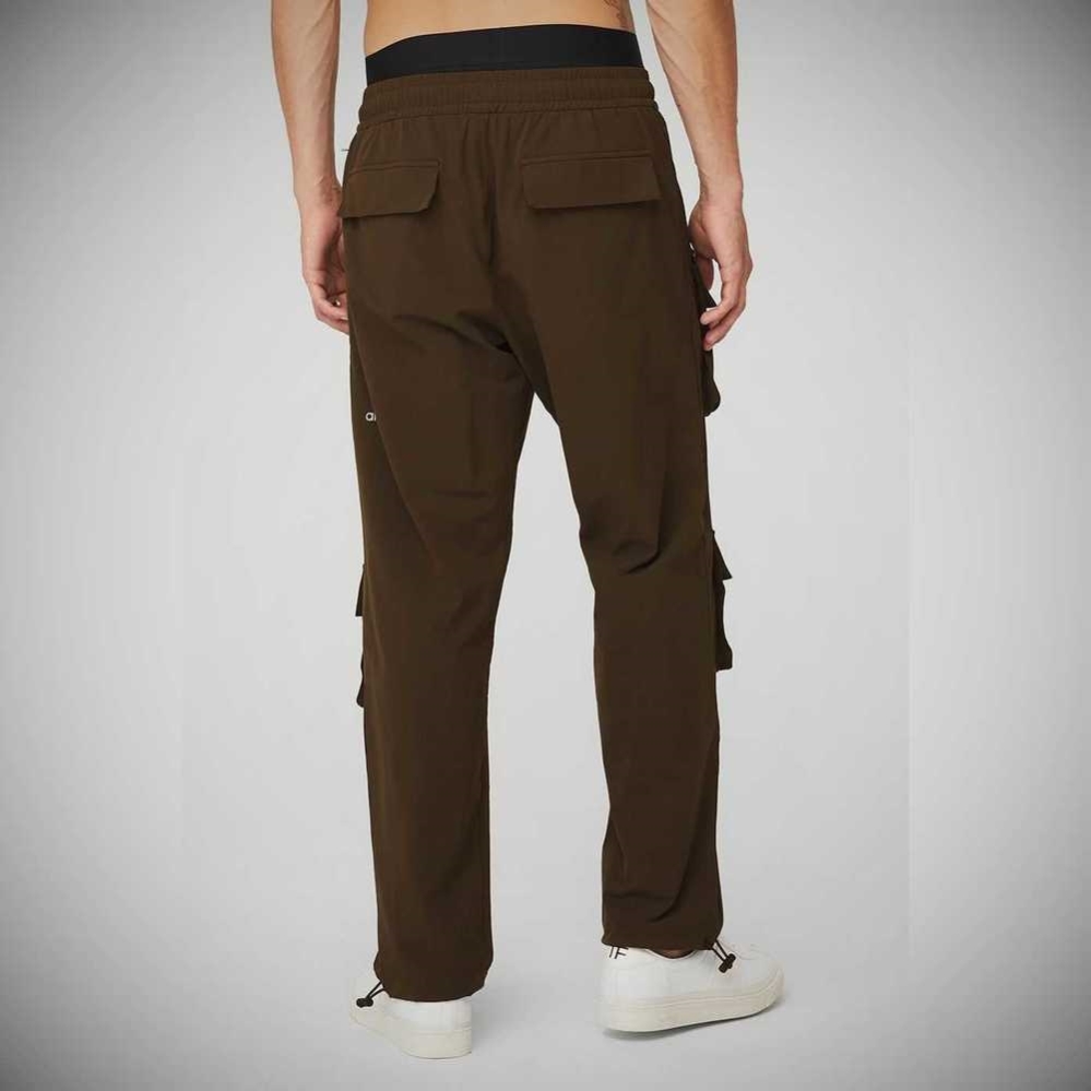 Alo Yoga Cargo Venture Hose Herren Kaffee | ONDTZB296