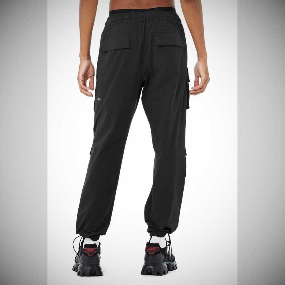 Alo Yoga Cargo Venture Hose Herren Schwarz | CBVALF610