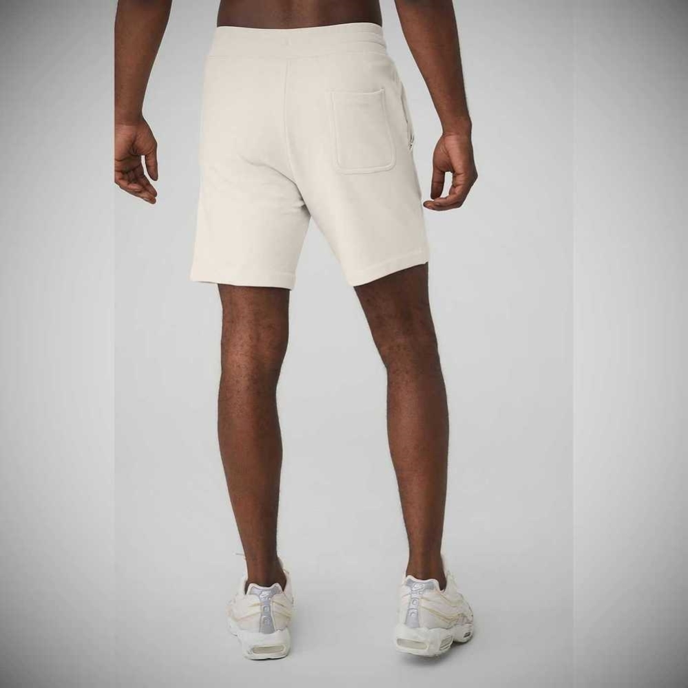 Alo Yoga Chill Kurze Hose Herren Beige | RUXMIN603