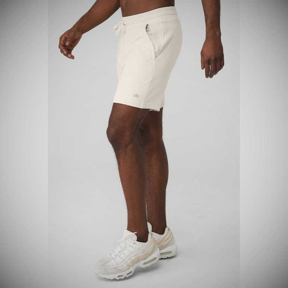 Alo Yoga Chill Kurze Hose Herren Beige | RUXMIN603