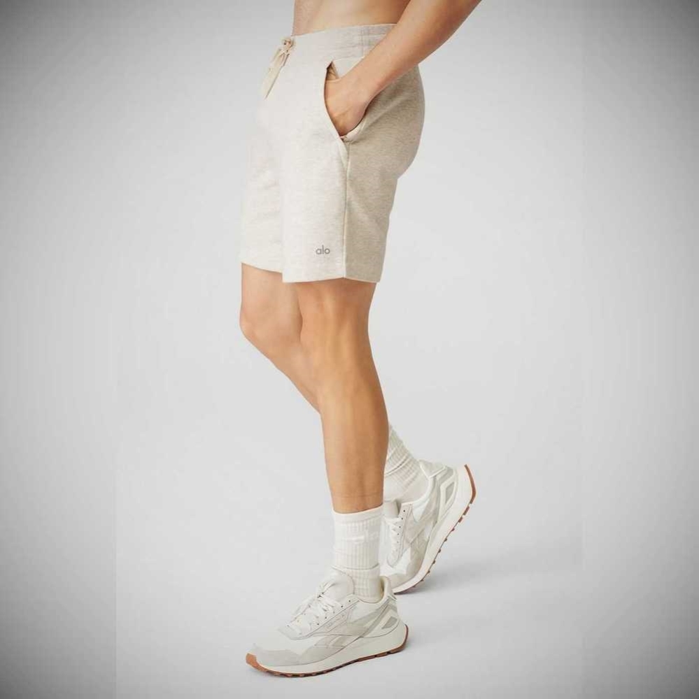 Alo Yoga Chill Kurze Hose Herren Beige | ZMNWAR902