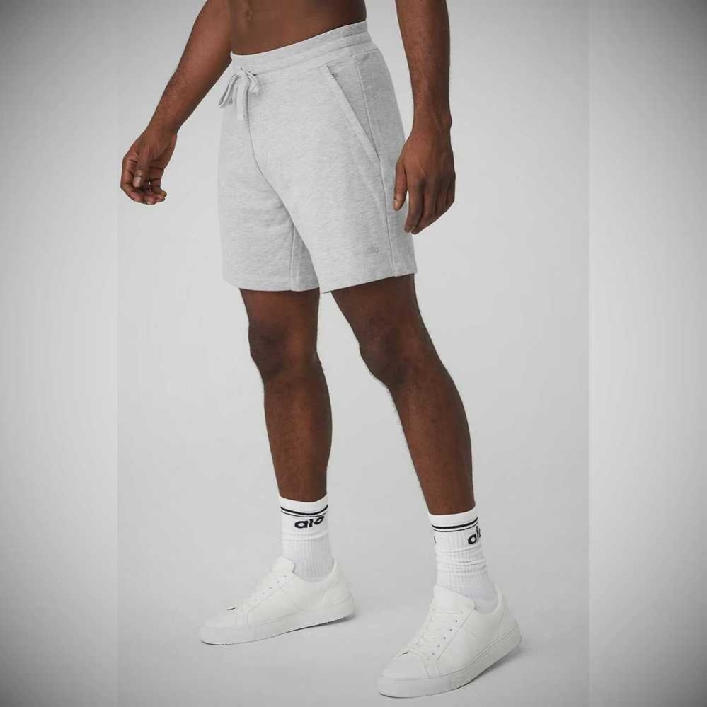 Alo Yoga Chill Kurze Hose Herren Grau | IFSKZV493