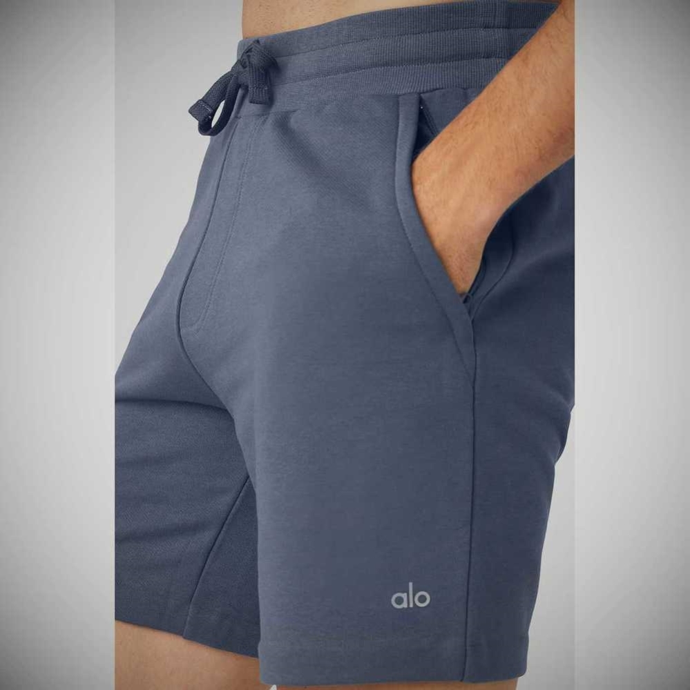 Alo Yoga Chill Kurze Hose Herren Grau | STKVFO873