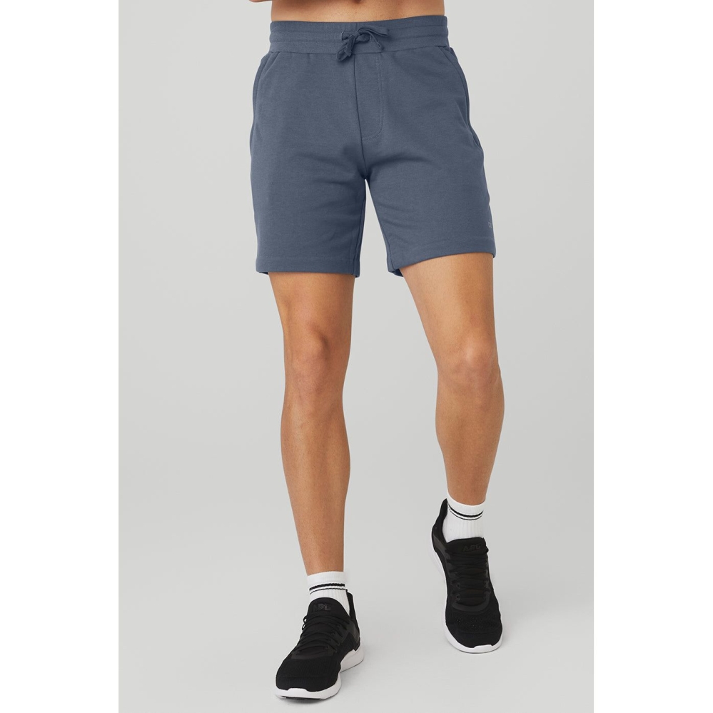 Alo Yoga Chill Kurze Hose Herren Grau | STKVFO873