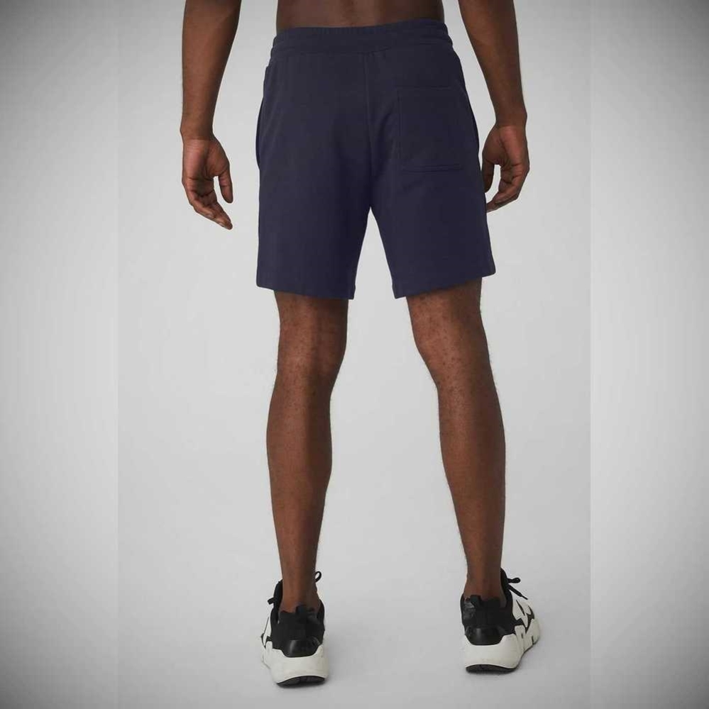 Alo Yoga Chill Kurze Hose Herren Navy | BIALJY374