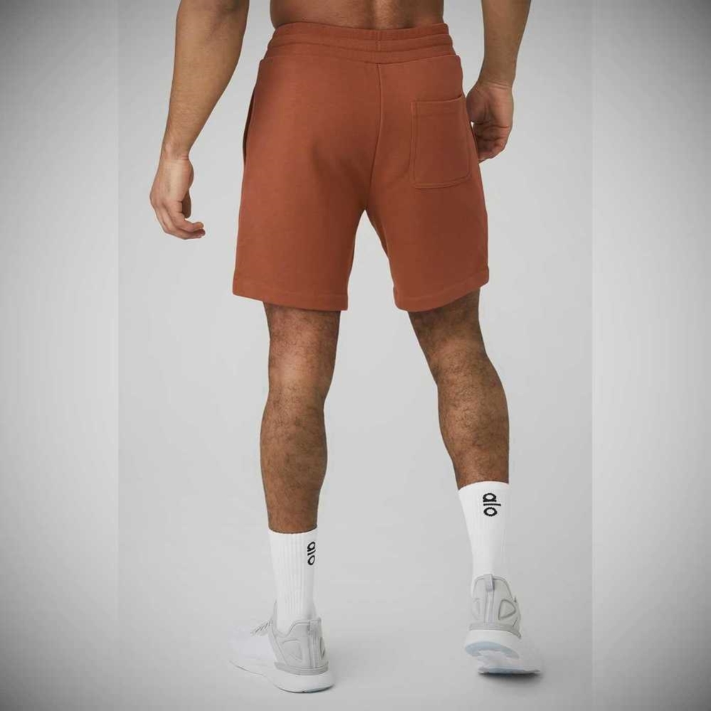 Alo Yoga Chill Kurze Hose Herren Rust | USHPOM148