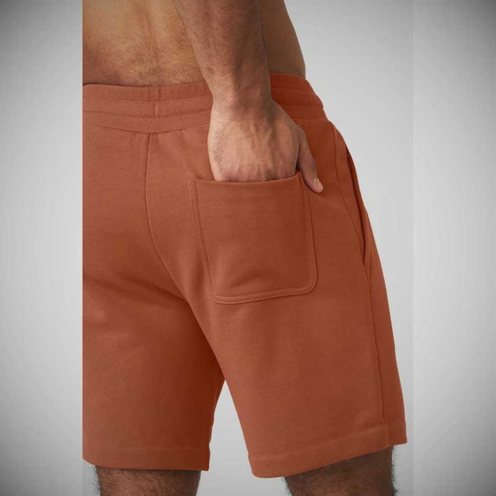 Alo Yoga Chill Kurze Hose Herren Rust | USHPOM148