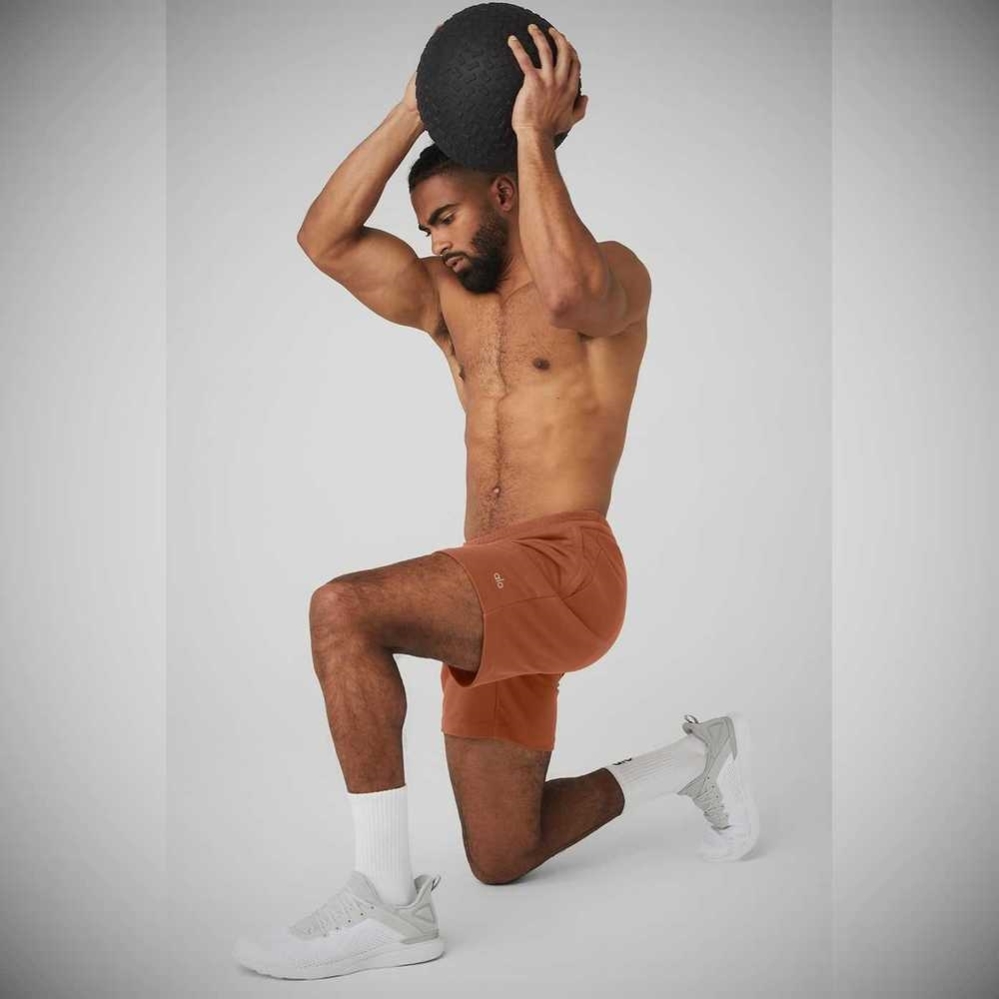 Alo Yoga Chill Kurze Hose Herren Rust | USHPOM148