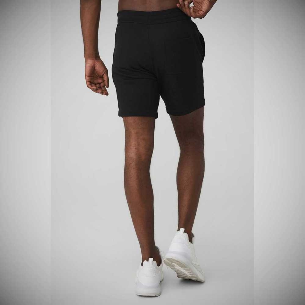 Alo Yoga Chill Kurze Hose Herren Schwarz | NAVKDW380