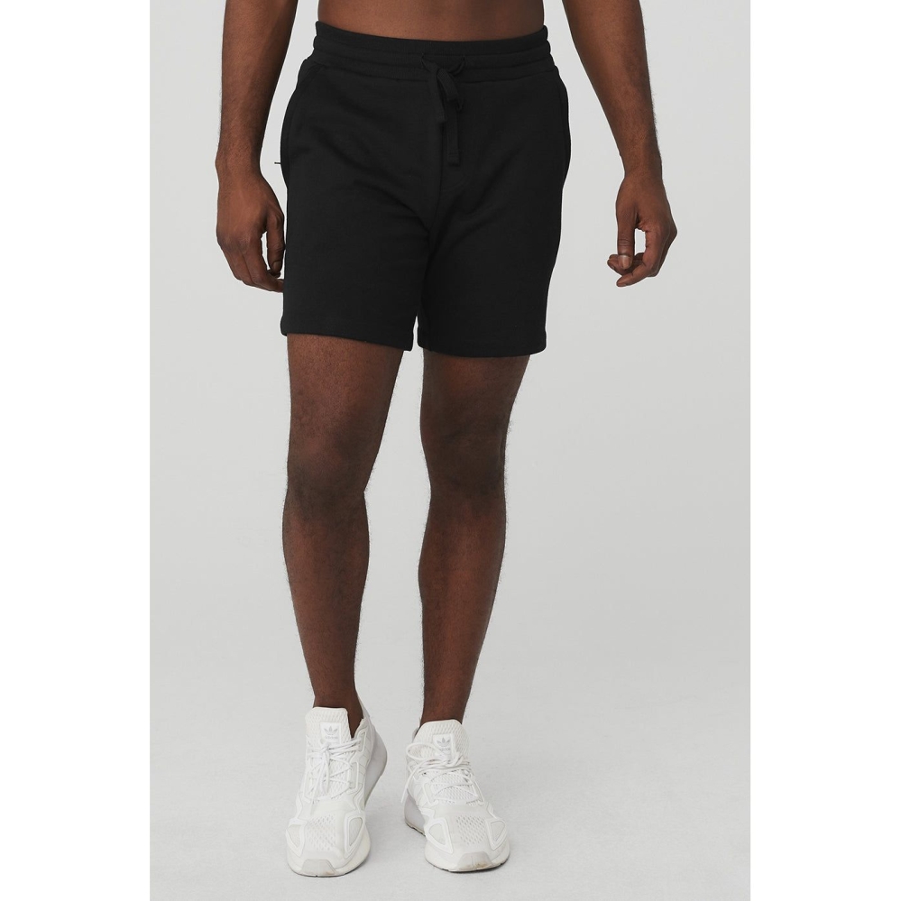 Alo Yoga Chill Kurze Hose Herren Schwarz | NAVKDW380