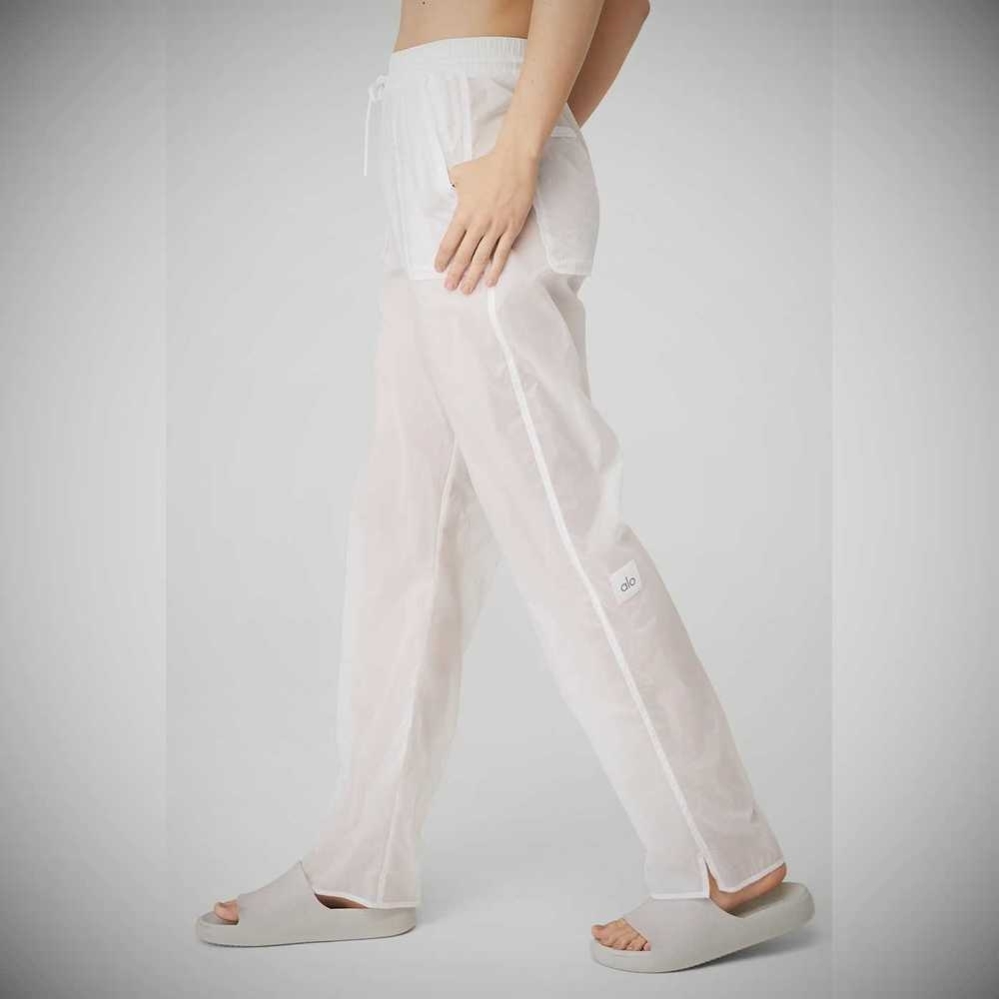 Alo Yoga Cloud Nine Hose Damen Weiß | MPZQIB528