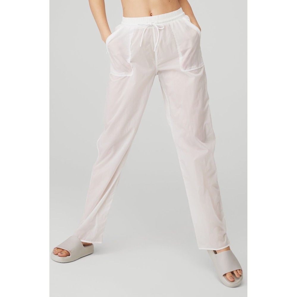 Alo Yoga Cloud Nine Hose Damen Weiß | MPZQIB528