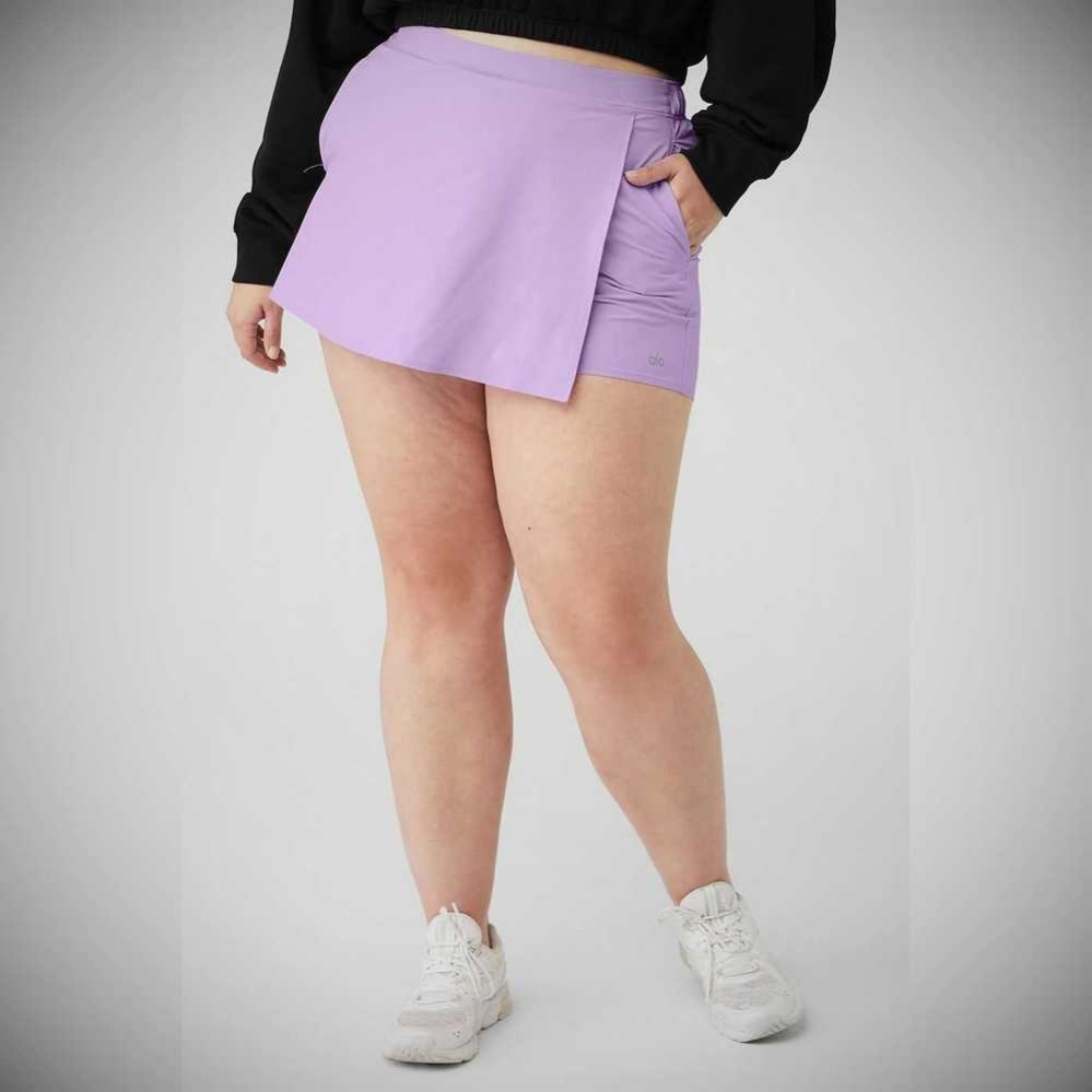 Alo Yoga Clubhouse Skort Kurze Hose Damen Lila | IMUCLX854