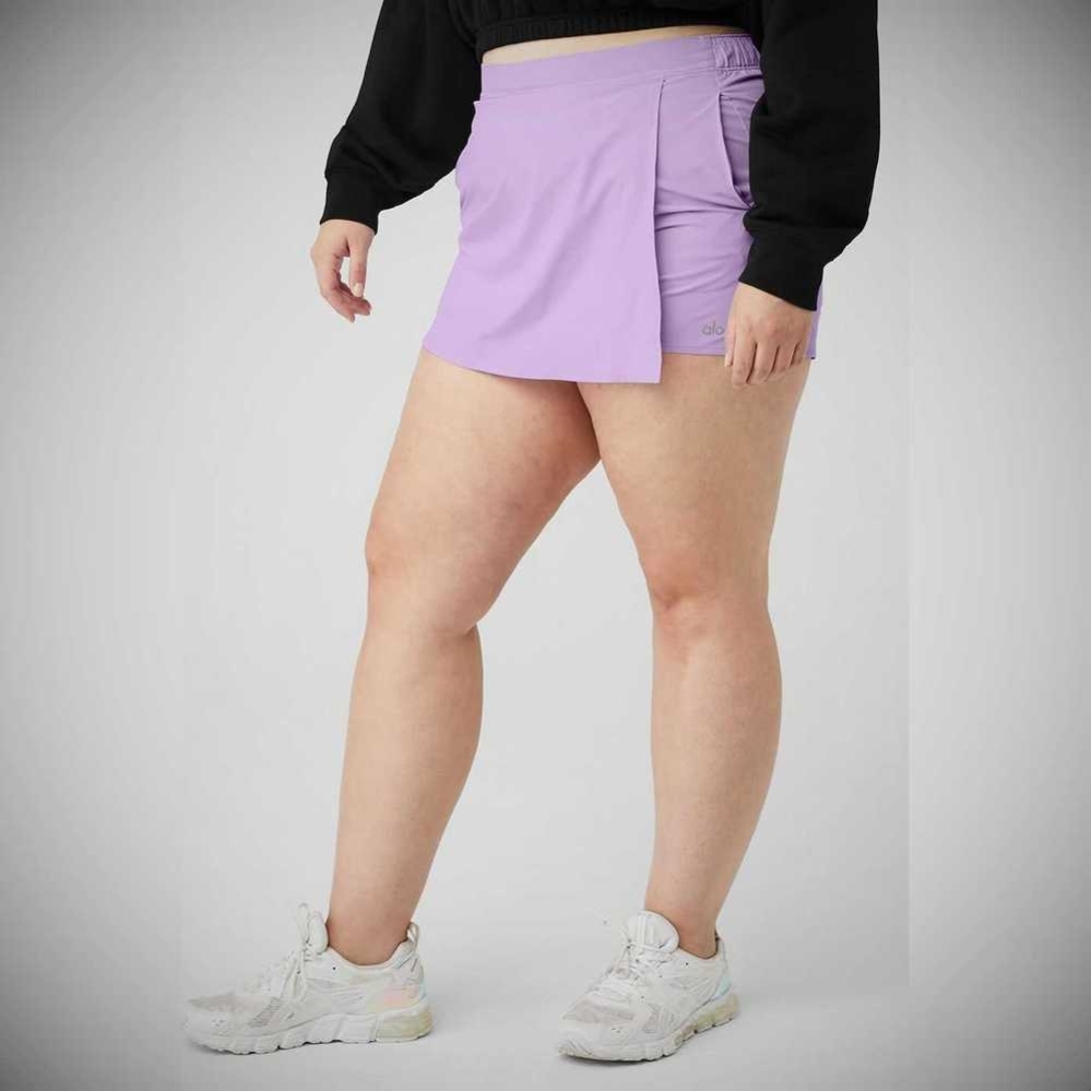 Alo Yoga Clubhouse Skort Kurze Hose Damen Lila | IMUCLX854