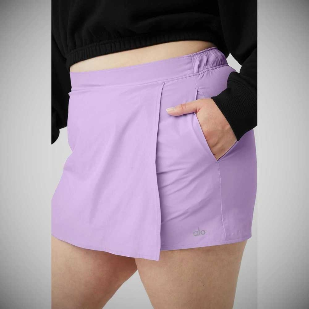 Alo Yoga Clubhouse Skort Kurze Hose Damen Lila | IMUCLX854