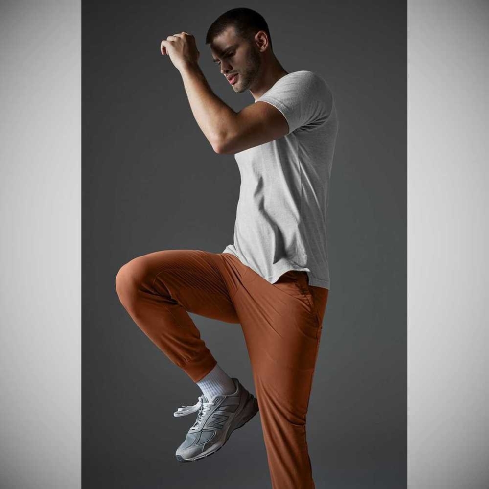 Alo Yoga Co-Op 7/8 Hose Herren Rust | JDYVIM315