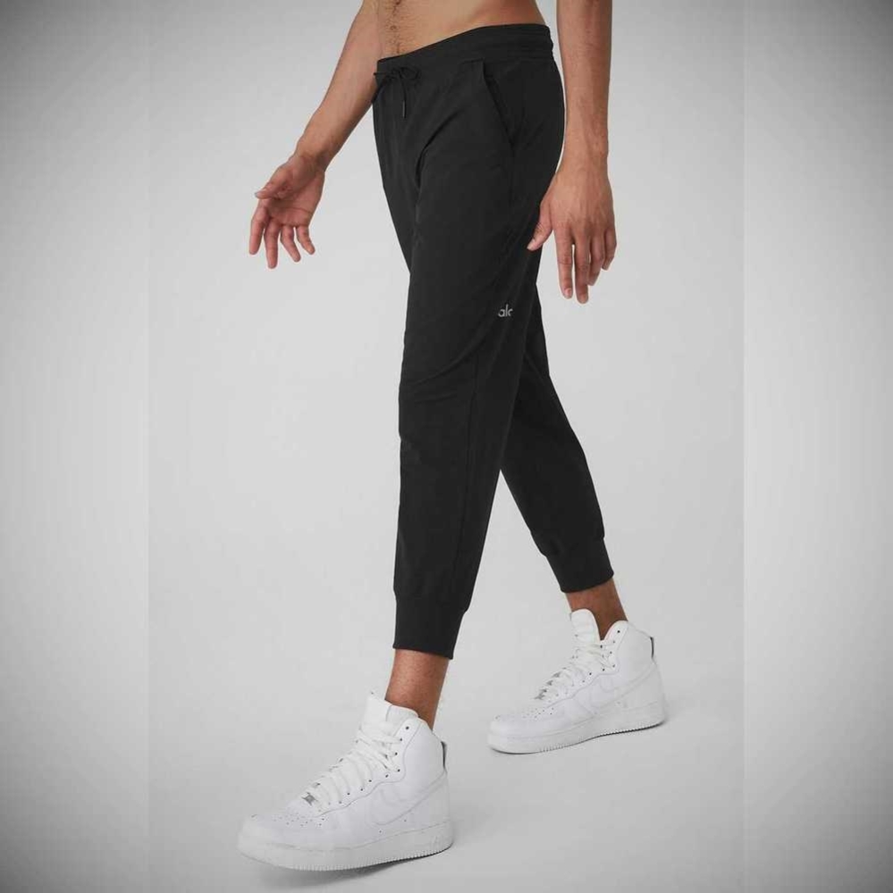 Alo Yoga Co-Op 7/8 Hose Herren Schwarz | UGBKSX984