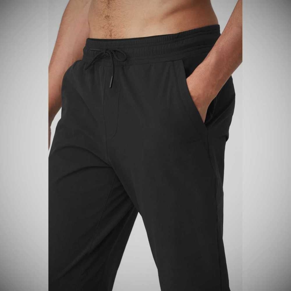 Alo Yoga Co-Op 7/8 Hose Herren Schwarz | UGBKSX984