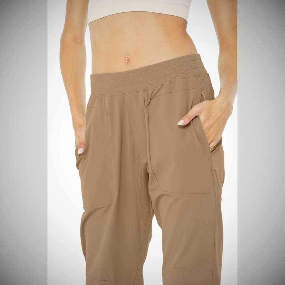 Alo Yoga Co-Op Hose Damen Braun | XDSZTI209