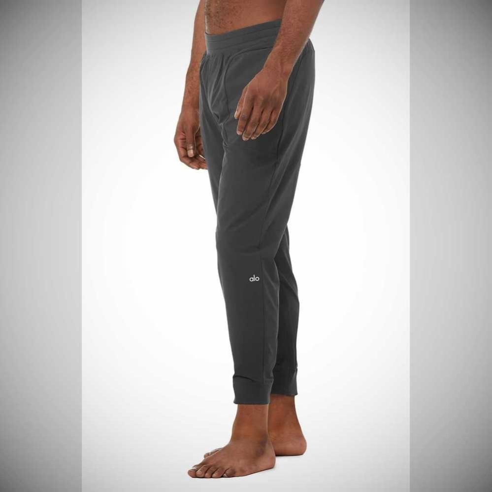 Alo Yoga Co-Op Hose Herren Grau | TAJEMF046