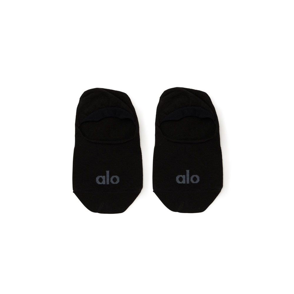 Alo Yoga Conceal Socken Damen Schwarz Grau | NURSVL851