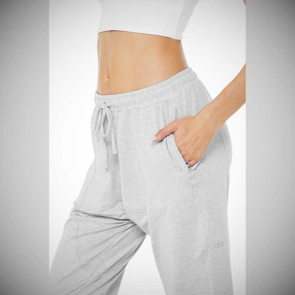 Alo Yoga Conquer Revitalize Hose Damen Grau | UZIFYD638