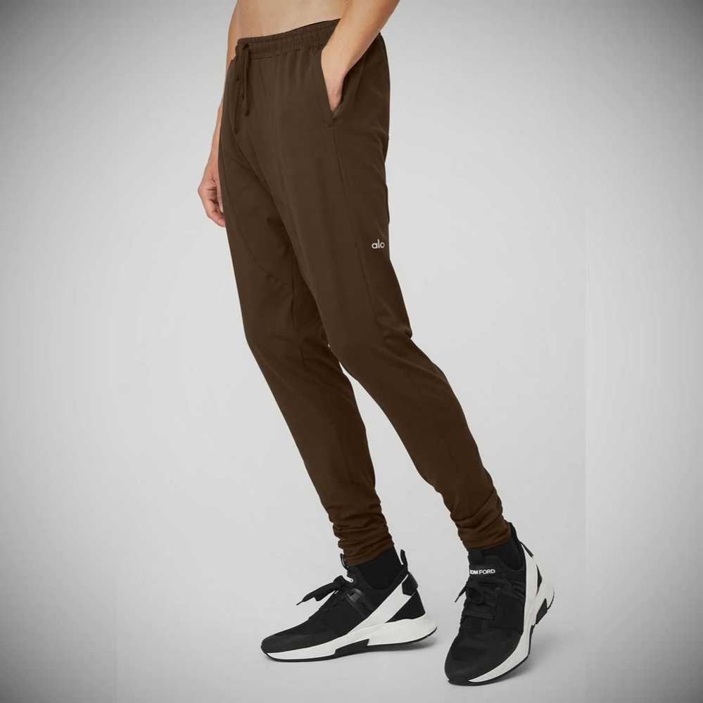 Alo Yoga Conquer Revitalize Hose Herren Kaffee | URMYQN439