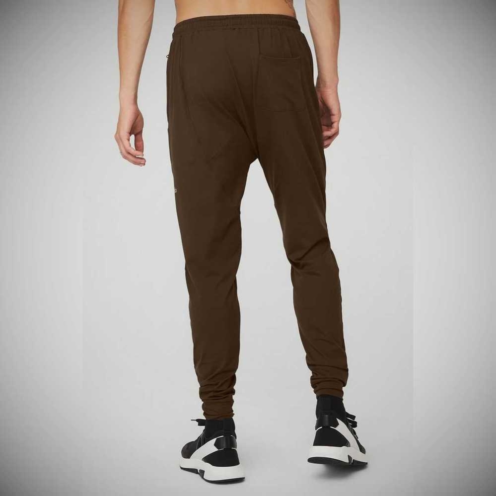 Alo Yoga Conquer Revitalize Hose Herren Kaffee | URMYQN439