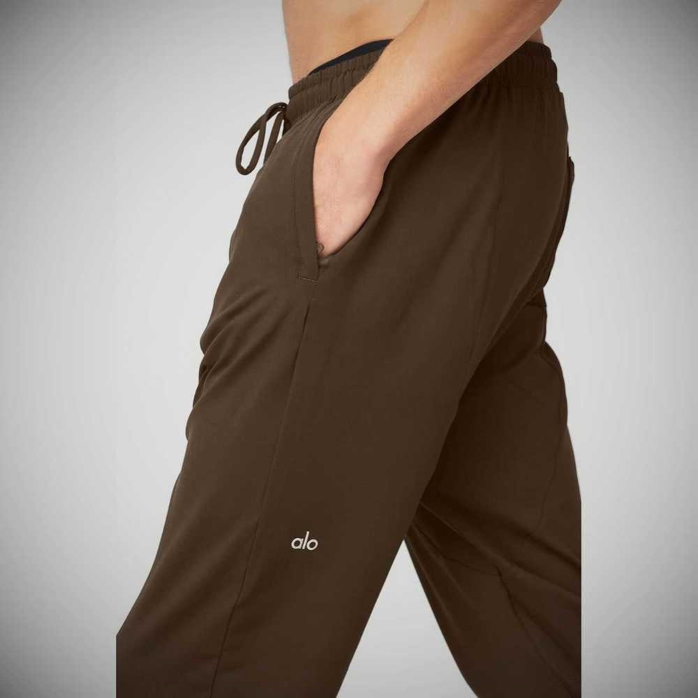 Alo Yoga Conquer Revitalize Hose Herren Kaffee | URMYQN439