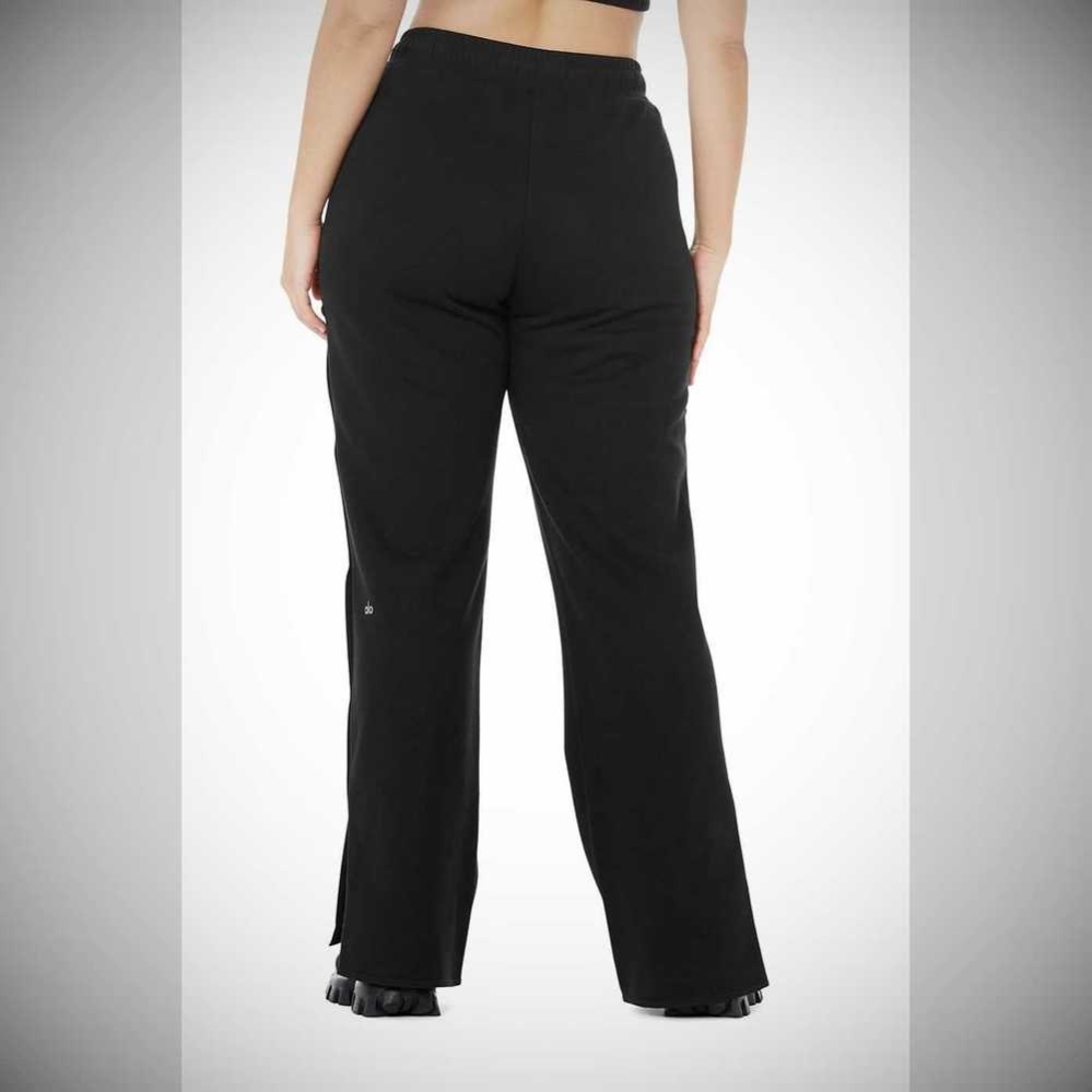 Alo Yoga Courtside Tearaway Snap Hose Damen Schwarz | THUKBF163