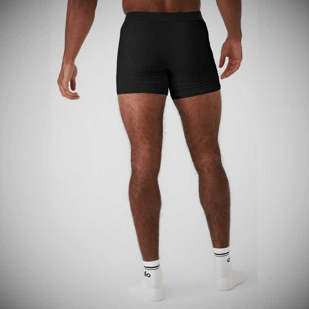 Alo Yoga Day And Night Boxer Brief Unterwäsche Herren Schwarz | WRZCNB475