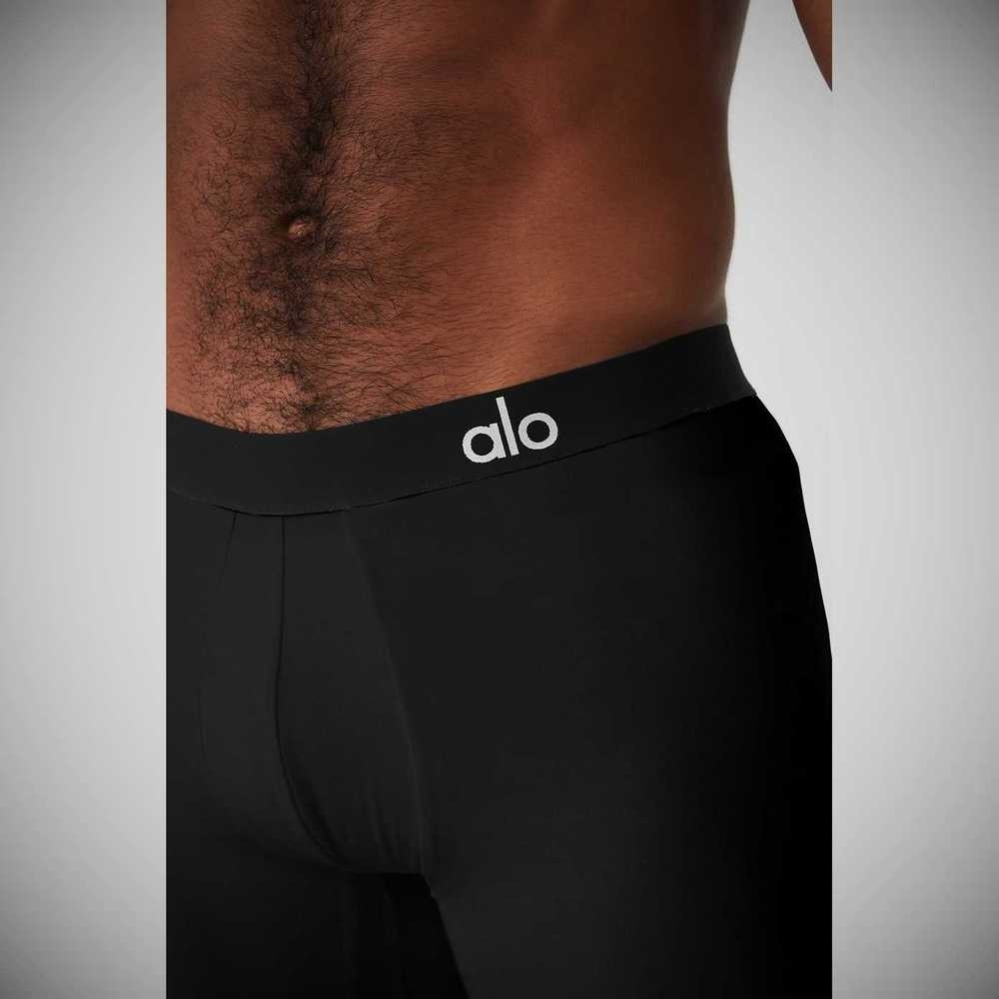 Alo Yoga Day And Night Boxer Brief Unterwäsche Herren Schwarz | WRZCNB475